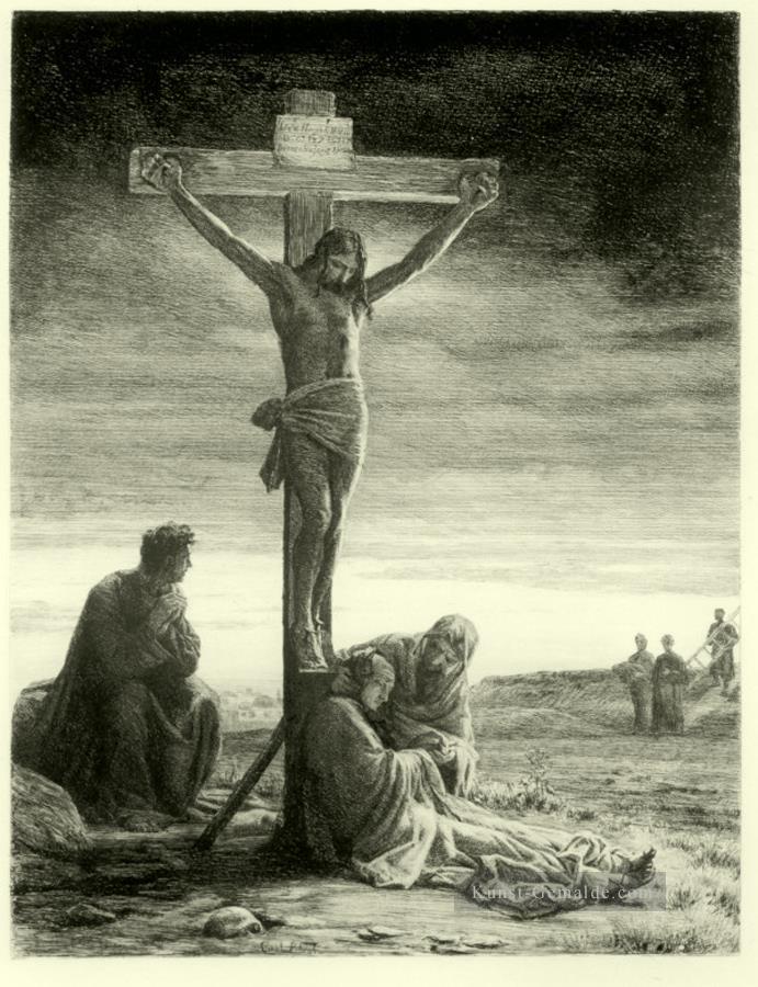 Kreuzigung Christi Carl Heinrich Bloch Ölgemälde